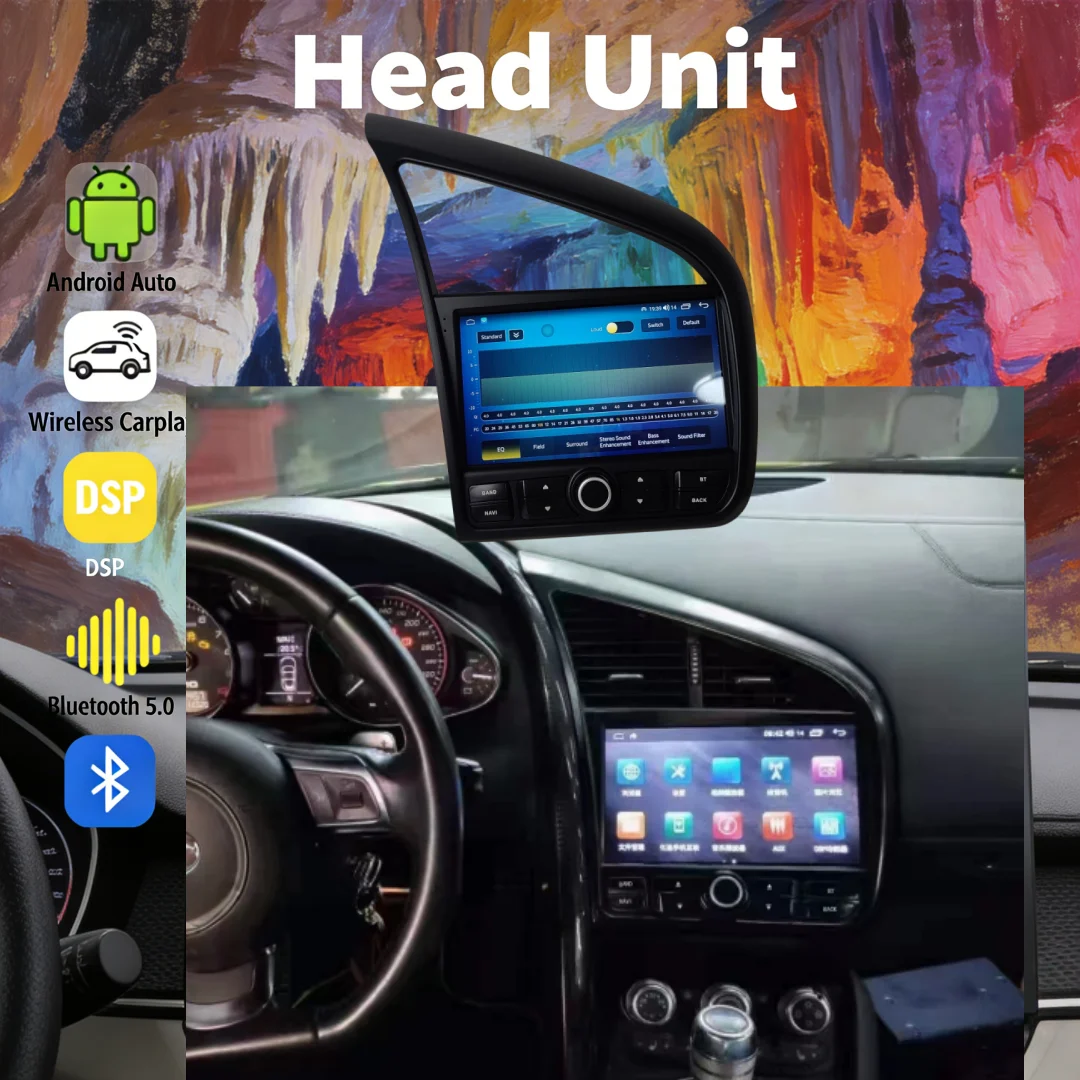 

CY RHD LHD Android 13 For Audi R8 2007 - 2014 V8 V10 Car GPS Stereo Navigation Auto Radio Carplay Multimedia Player Head Unit 4G