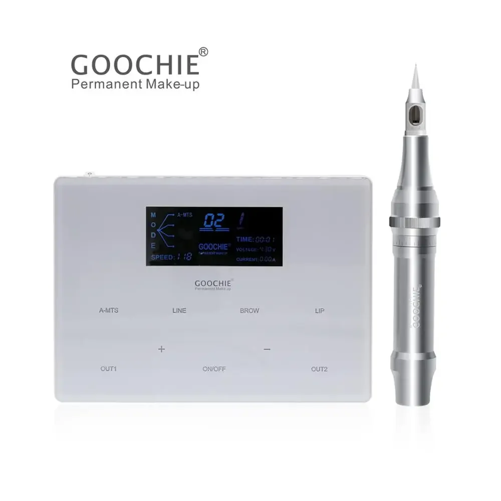 Goochie M8-4 professional rotary system hair stroke technique micropigmentation best permanent makeup machine