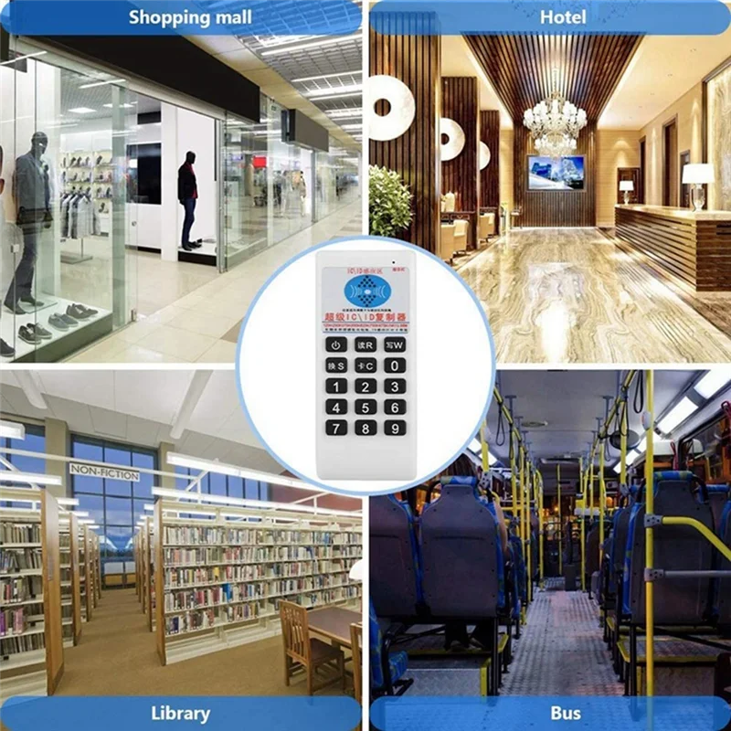 FULL-RFID NFC IC Card Reader & Writer + 5XUID Брелок 125 кГц-13,56 МГц Дубликатор RFID Устройство чтения смарт-карт Дубликатор IC ID