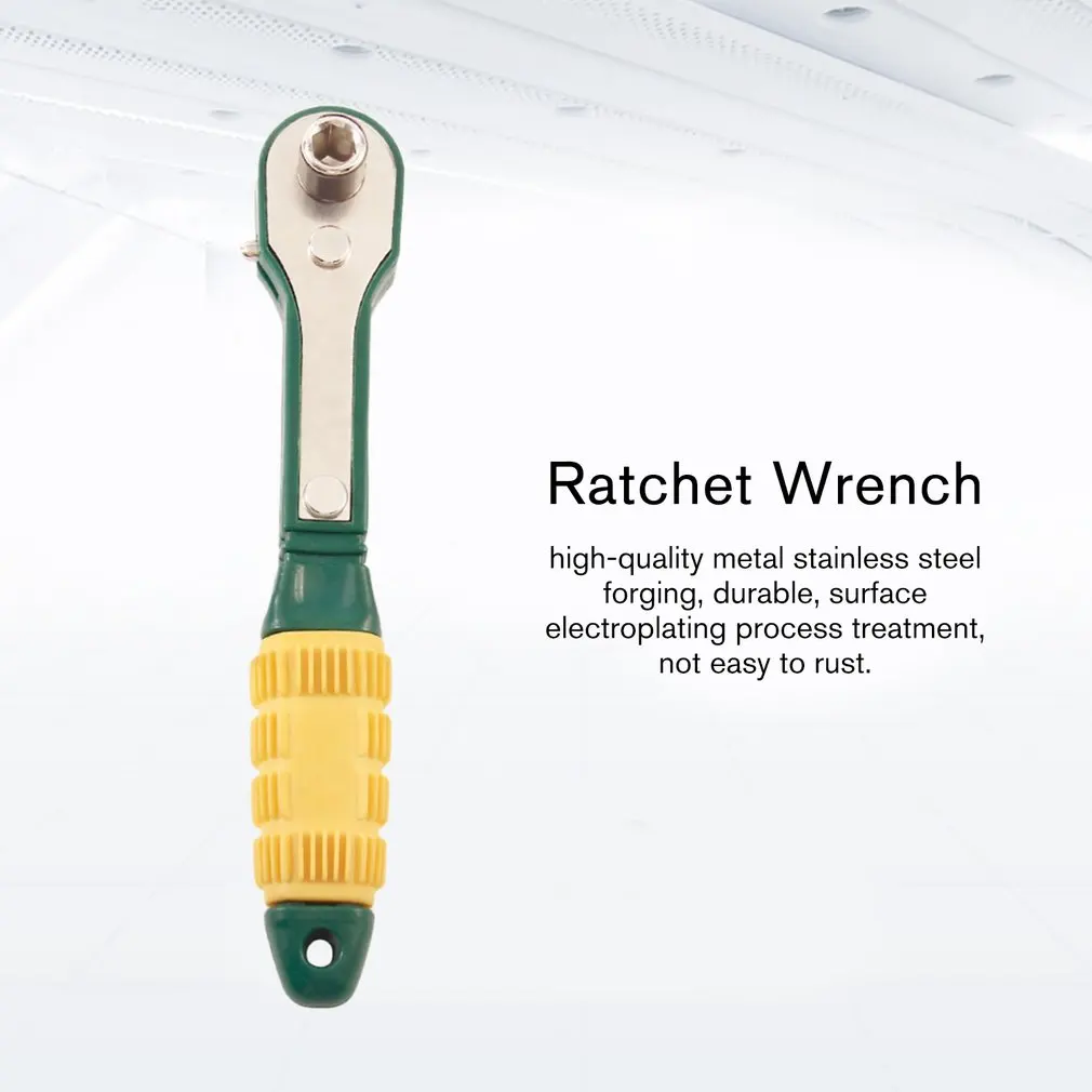 1/4 inch High Torque Ratchet Wrench Spanner Repair Tools Socket Spanner Quick Release Tool for Factories Car Modification