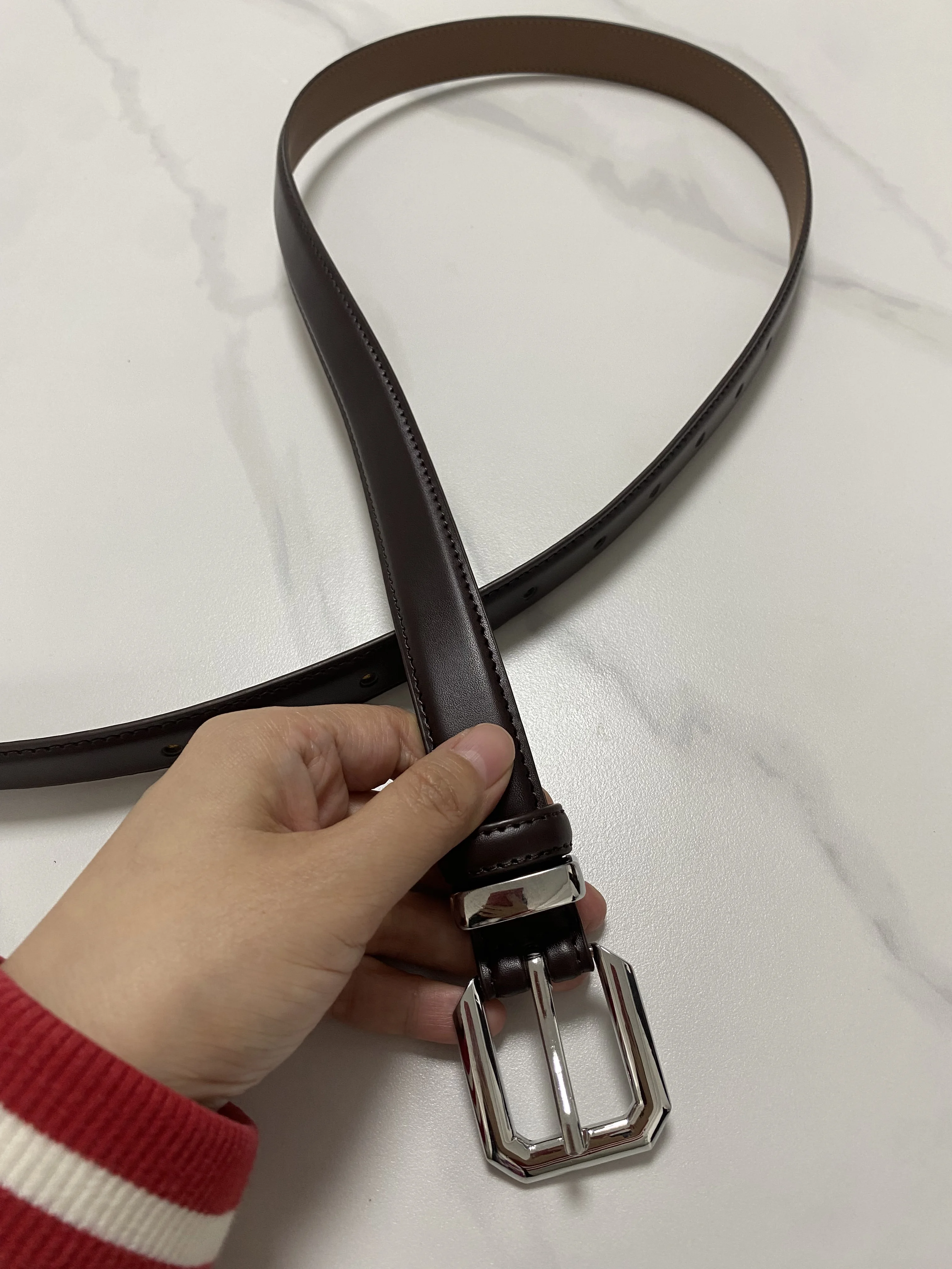 แฟชั่นผู้หญิงของแท้หนังรัดตัวหญิง Cummerbund Coat เข็มขัดชุด Decration เข็มขัดแคบ J1199