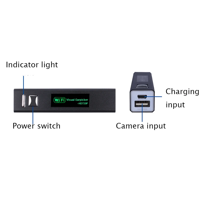 5.5mm  Wireless WIFI Earpick Endoscope CMOS Borescope Earwax Remover HD Earscope Cleaner Inspection Ear Camera