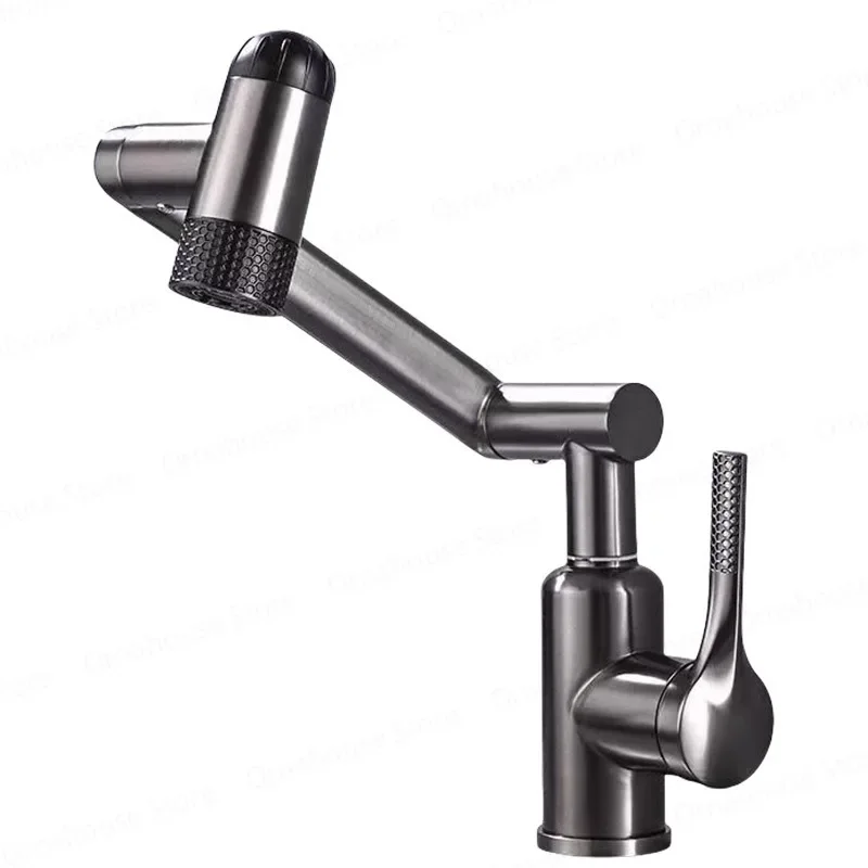 

Universal Rotation Single Handle Faucet 4 Modes Multi-Functional Washbasin Hot And Cold Water Upwards Tap for Kitchen Bathroom