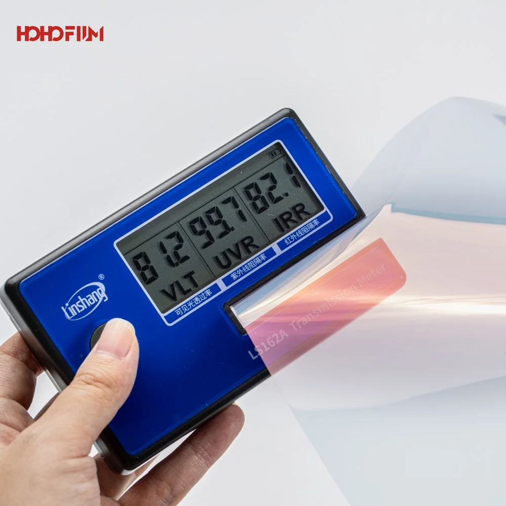 HOHOFILM サンセットレッドオレンジカメレオン VLT81% ソーラーカーガラスフィルム ナノセラミックウィンドウティントフィルム