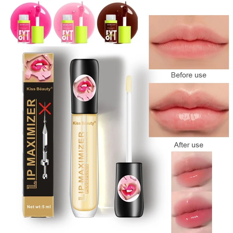 Lip Plumper Plumping Gloss Oil Device Tool Extreme Volumizer Plump Fuller Filler Bigger Pulp Lips Enhancer Maximizer