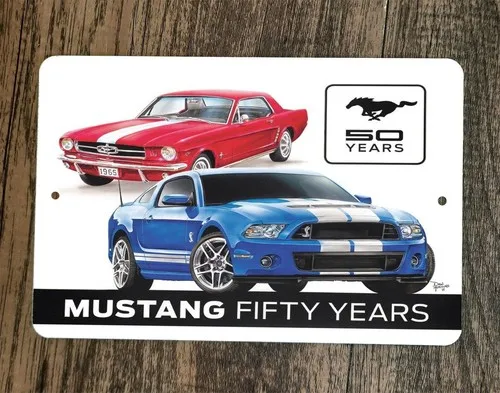 50 Jahre Metall-Wandschild für die Garage