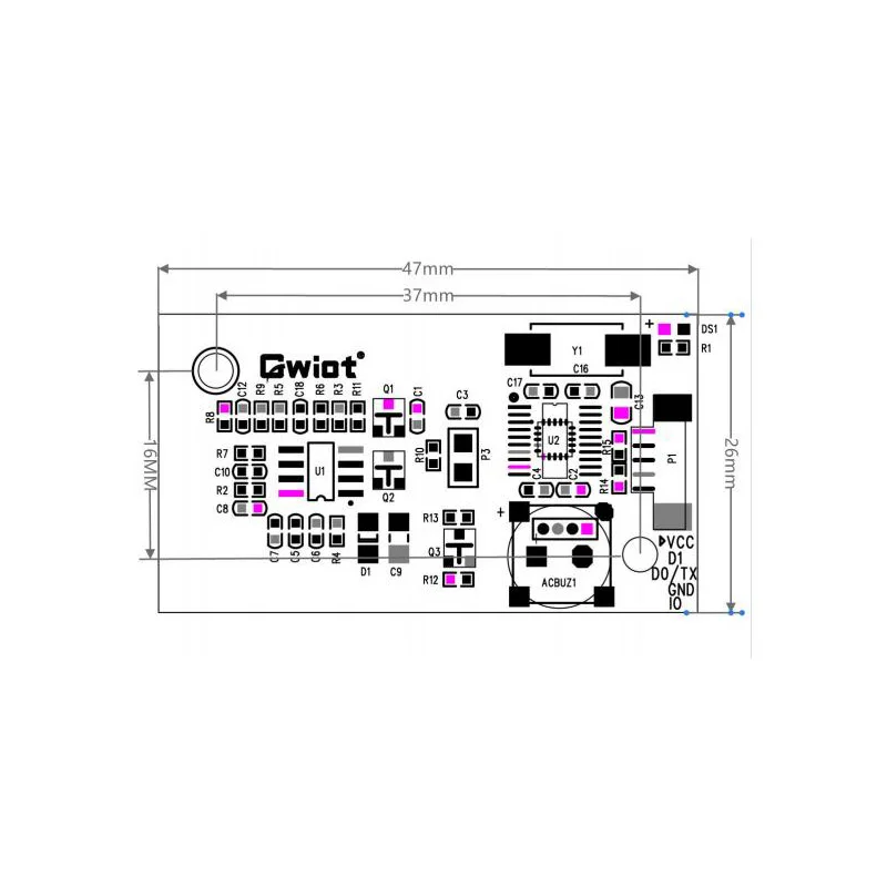 Dual Frequency WG26 Read RFID Wireless Module 7941D 13.56MHz 125KHz Module for IC/ID/Mifare Card