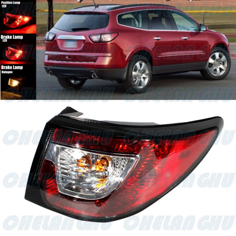 

Right Outer Side Rear Light Tail Lamp With Bulbs GM2805112 For Chevrolet Traverse 2013 2014 2015 2016 2017