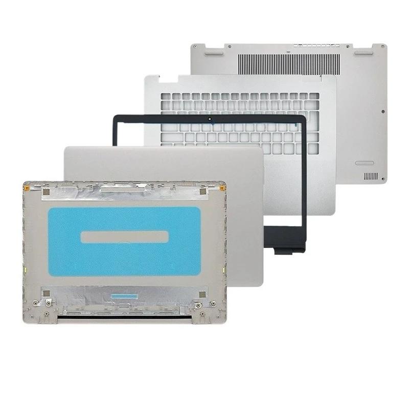 New Housings for Dell Vostro V3401 V3405 V3400 Back Cover LCD Front Frame Hinges Palmrest Keyboard Top Bottom Case Silver