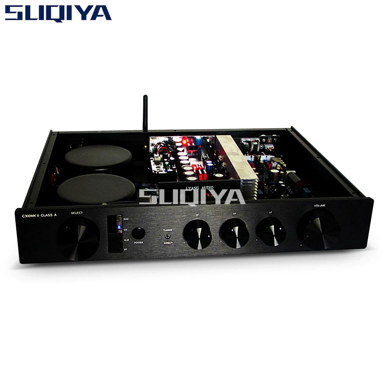 SUQIYA-preamplificador de potencia de Audio, preamplificador de clase A, Hifi, totalmente equilibrado, Bluetooth, C300MKII Pure