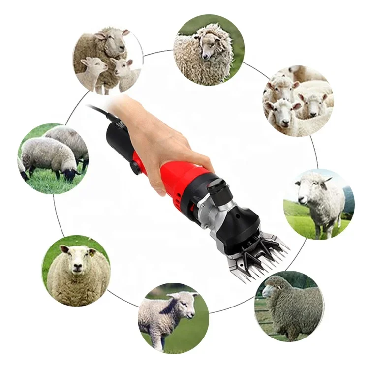 New Electric Sheep Shearing Machine with Easy-to-Handle Sheep Wool Clippers 1-Year Motor Warranty for Home Use and Retail