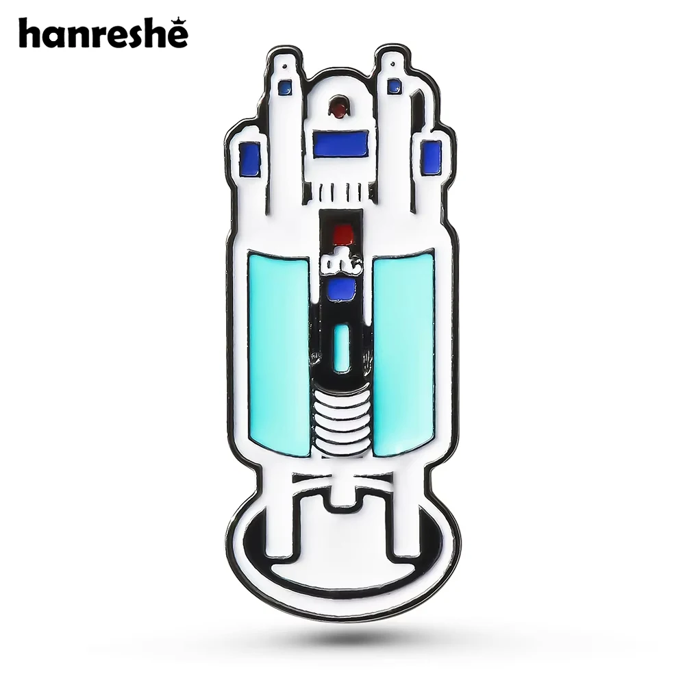 Hanreshe NMR Enamel Brooch Medical Nuclear Magnetic Resonance Pins Badge Lapel Backpack Bag Accessories Jewelry for Doctor Nurse