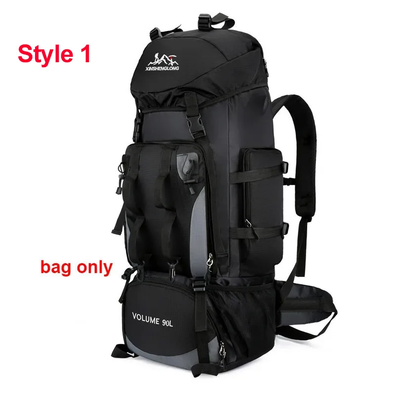 scione 90L Wasserdicht Wandern Camping Rucksack Trekking Tasche Rucksack Große Kapazität Reise Outdoor Sport Taschen Camping Ausrüstung Männer 7