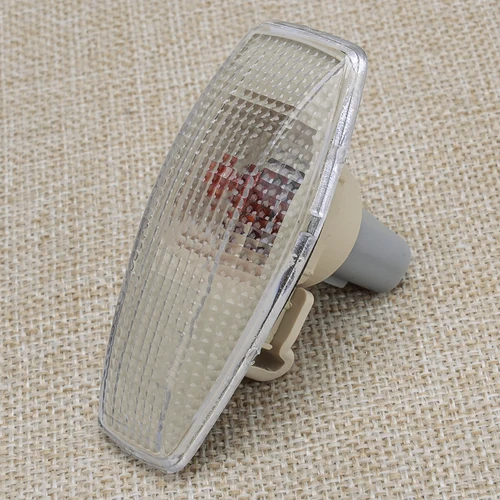 Imagen 2 del producto Indicador de ala delantera izquierda y derecha para coche, repetidor de luz de plástico apto para Kia Rio 2005, 2006, 2007, 2008, 2009, 2010, 2011, 2 piezas