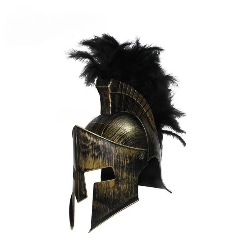 

Mask Feather Helmet New Junye Headcrown Ancient Soldier Tactical Helmet Fitness Styling Showdown Vintage Toy