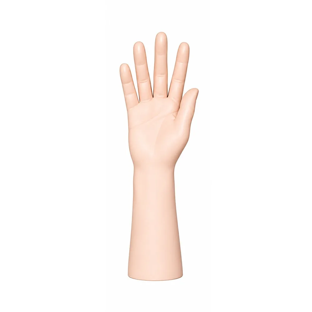 Gifts Hand Model Mannequin Hand Plastic Realistic Display Stand Tabletop Long Arm Bracelet Holder Home Organization