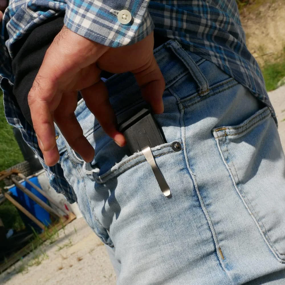 Magnetic Pocket Magazine Holder Mag Standard Clip Right Left Hand Magnetic Pocket Clip for 9mm/.40 S&W .357 Sig Magazine view 6