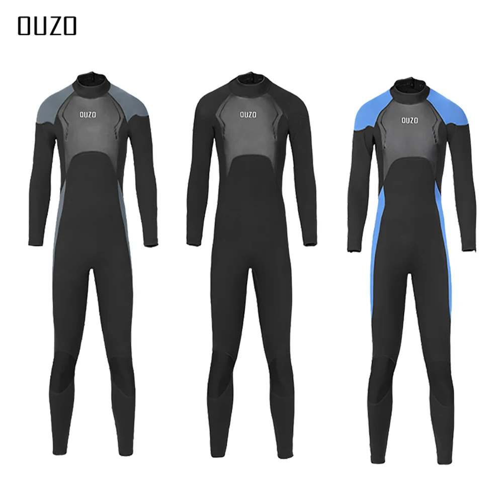 

3MM Neoprene Wetsuits Full Body Men Diving Suits Scuba Snorkeling Surfing Water Sports Keep Warm Long Sleeve Diving Clothing