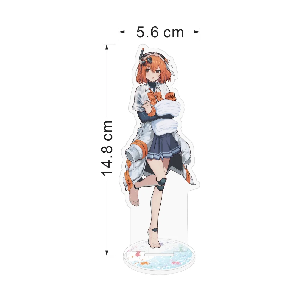 Virtual Singer Acrylic Stand Figure 15cm Adachi Rei Kasane Teto TOKYO6 Characters Summer Uniform Pool Cleaning Version Keychain