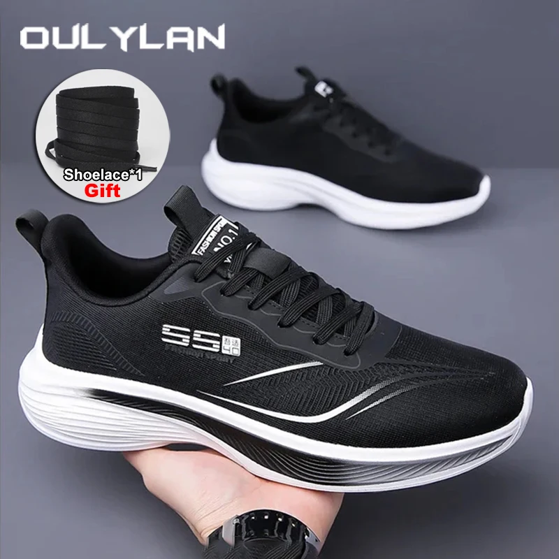 

Oulylan Mixed Color Casual Footwear Breathable Lace Up Sneakers Fashion Sport Shoes for Men Lightweight Antislip Running Shoes