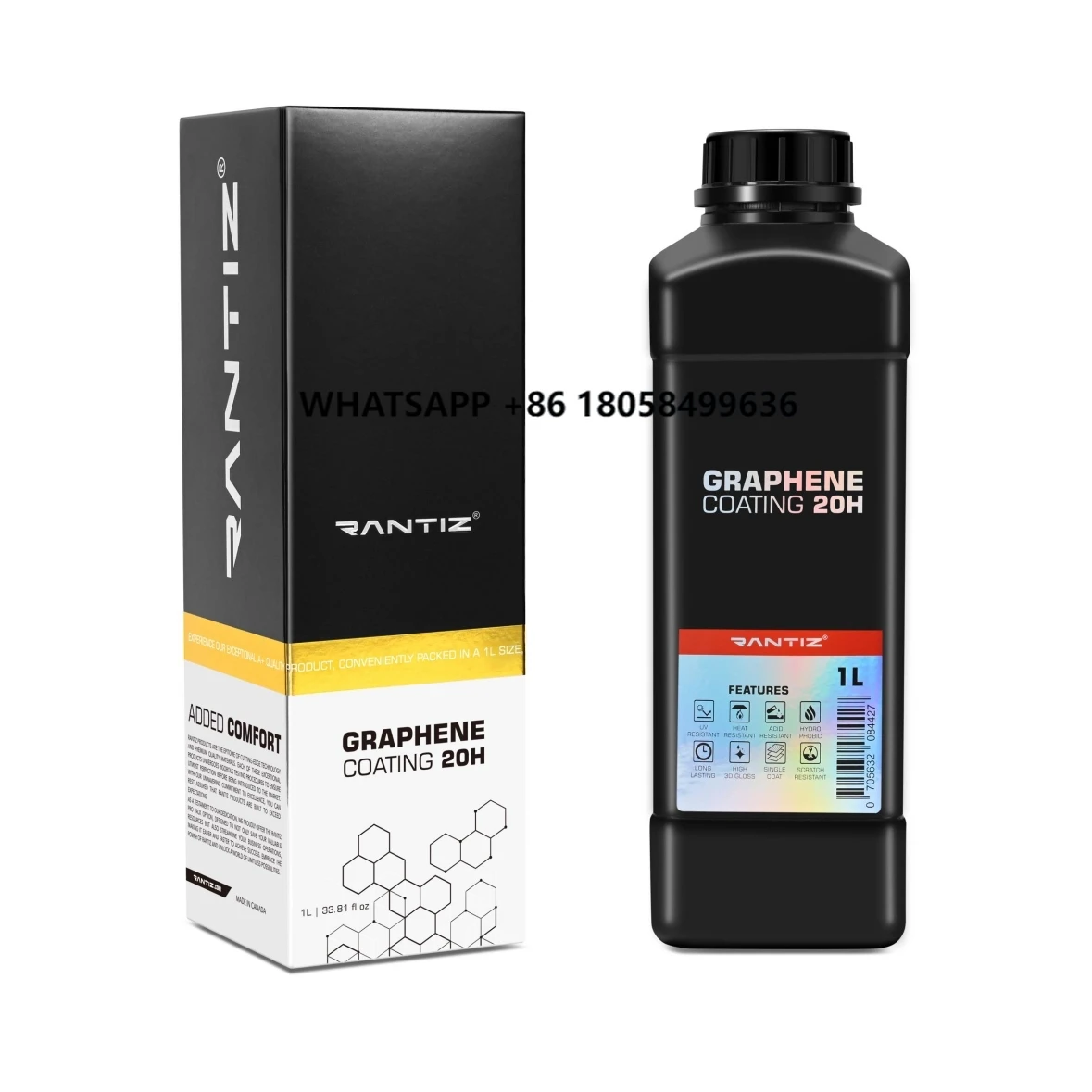 

GRAPHENE CERAMIC COATING 20H CAR CARE PAINT PROTECTION SUPER HYDROPHOBIC SELF HEALING DETAILING NANO LIQUID COATINGS for 33 CARS