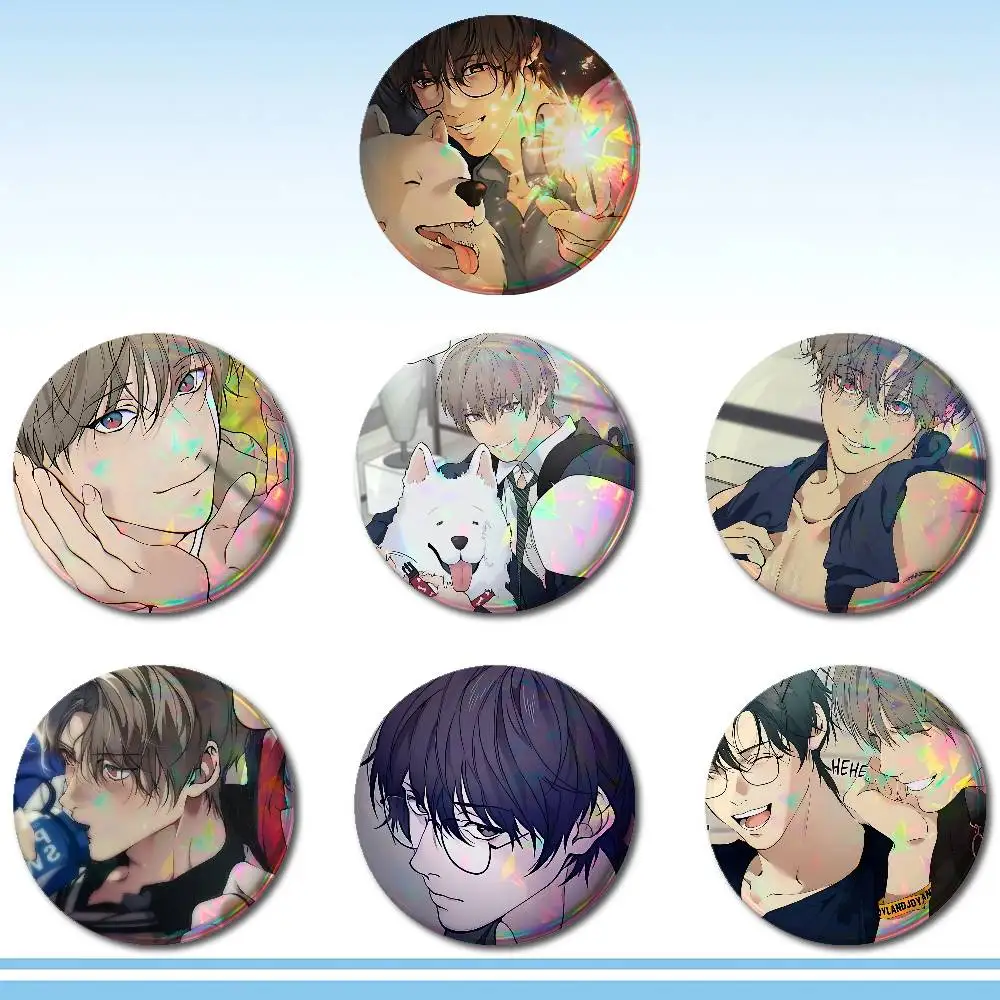 KOREAN BL Manhwa BAEK Skylar YEON Badges Tinplate Soft Button Pin Brooch Metal Badge Custom Jewelry Accessories Hat Bag Lapel