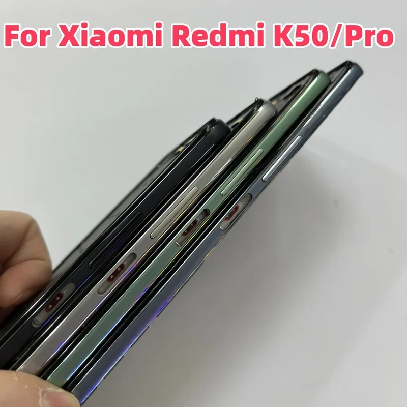 Middle frame for Xiaomi Redmi K50 / Pro front LCD central housing bezel repair parts