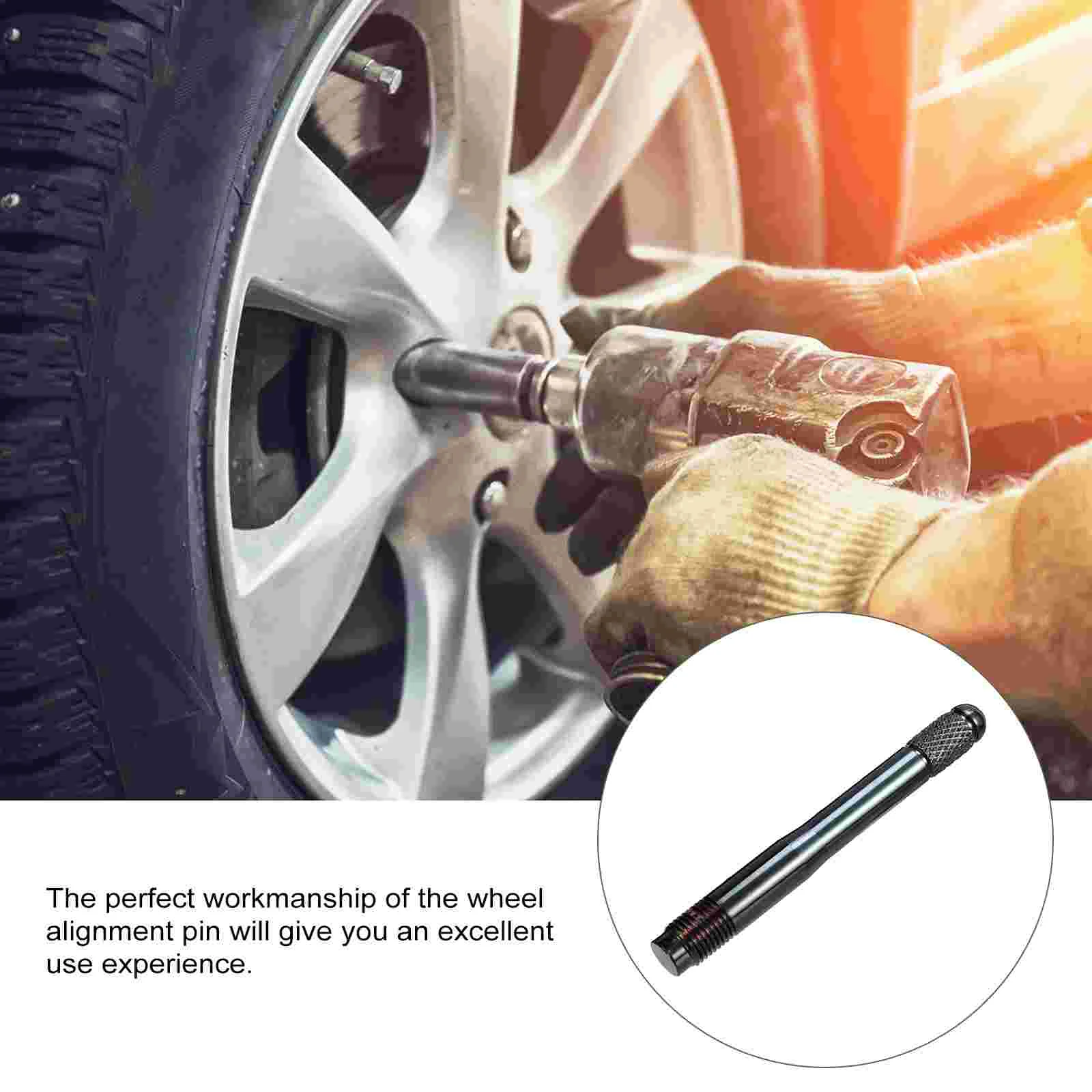 Tire Positioning Pin Wheel Mounting Aid Rim Change Tool Automotive Wheels Car Locating Stainless Steel Alignment