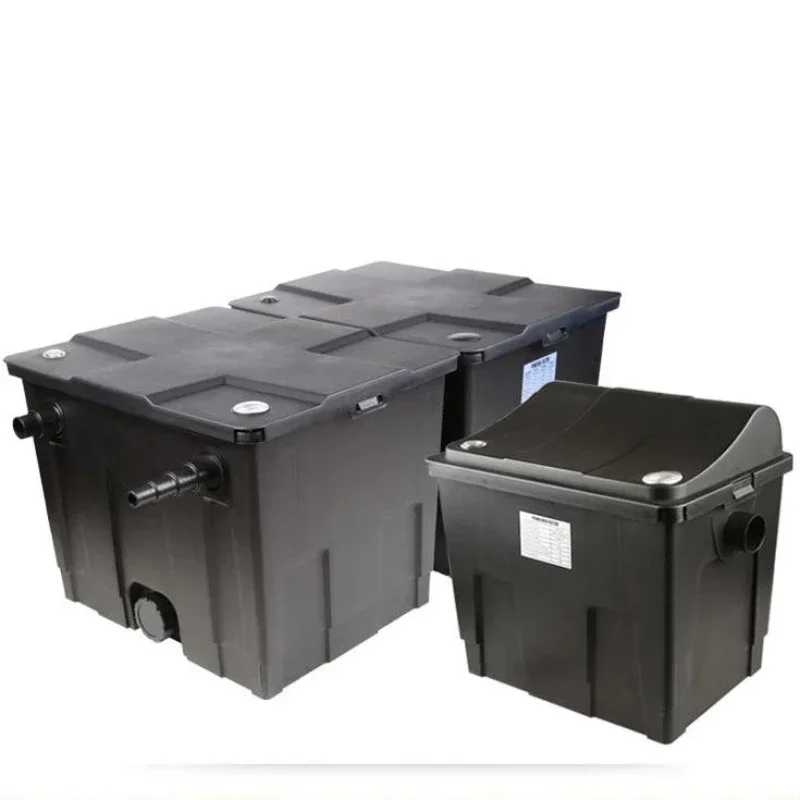 

Hot Sales Aquarium Fish Pond Filter System CBF-350C Good Efficient Pond Koi Box Bio Large Filter With Pump UV Lamp