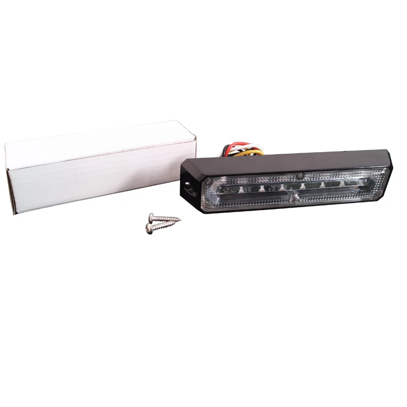 12V Flash Traffic Warning Amber Car Grille Light Emergency Vehicle Accessory-Other Car Light Accessories in stock