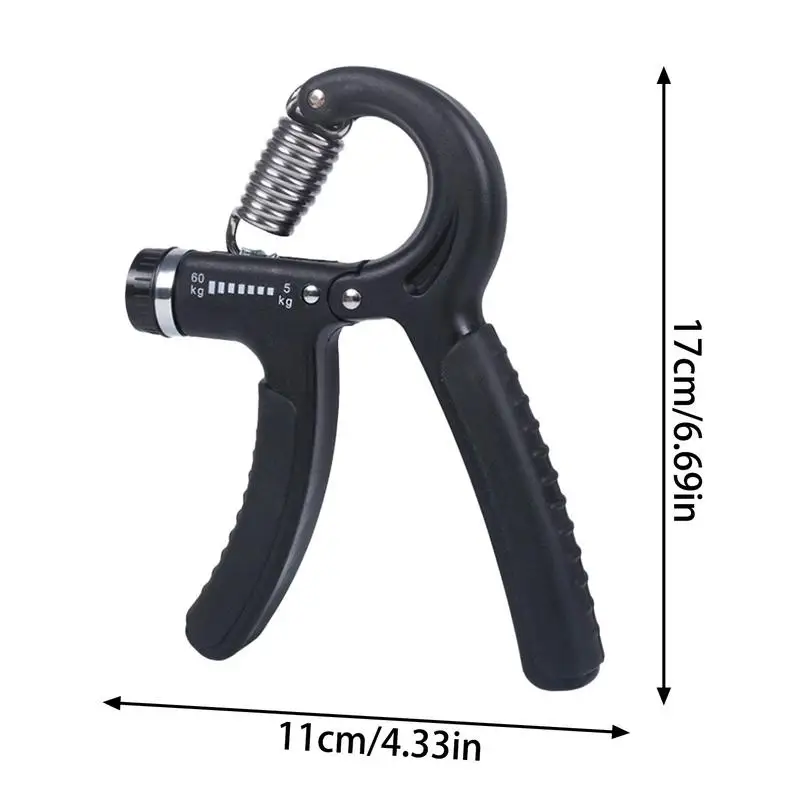 Hand Gripper Strengthener Adjustable Resistance Forearm Exerciser Finger Strength Trainer Hand Exerciser For Muscle Building And