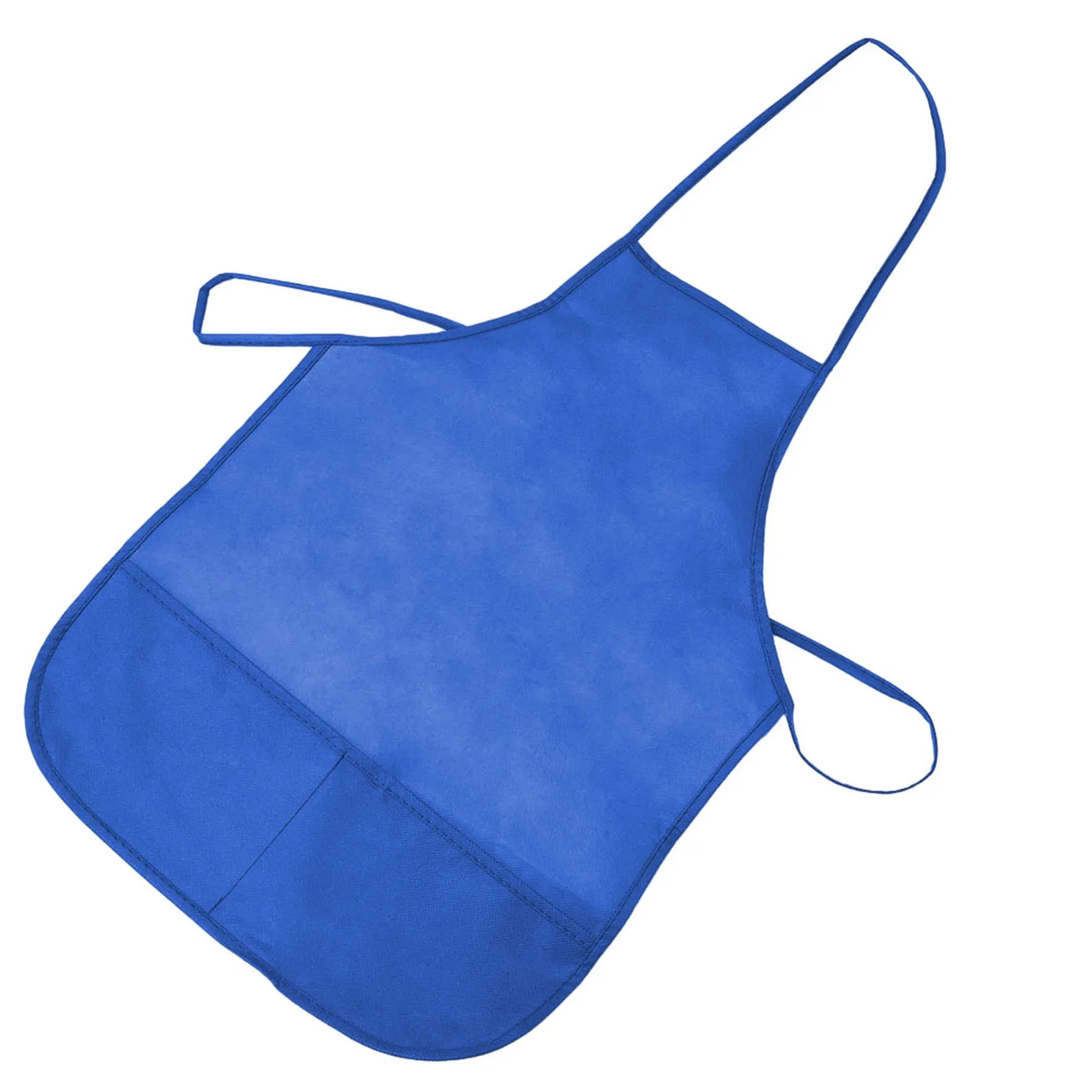 Apron Girl Aprons 36 * 48cm Kitchen Classroom Arts Crafts Painting Yellow Craft Chicken Baking Children Fabric