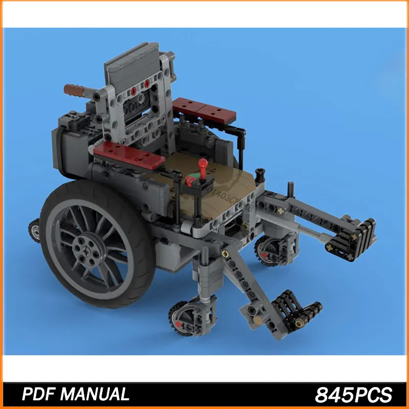 845pcs MOC Popular Anime Captain is in a Wheelchair Characters Brick Model Assembled Toys Creative Children's Holiday Gifts