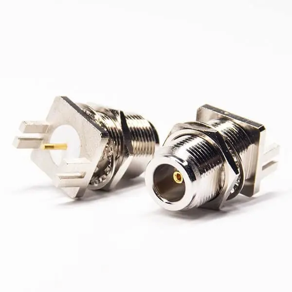 N-Type Female Bulkhead Straight 2.0mm Mount RF Coaxial Adapter for Antenna Router
