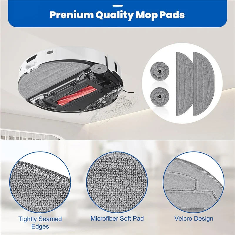 

A63X-аксессуары для робота-пылесоса Roborock S8 Max/Maxv Ultra, роликовая щетка, боковые щетки, подушечки для фильтров, мешки для пыли