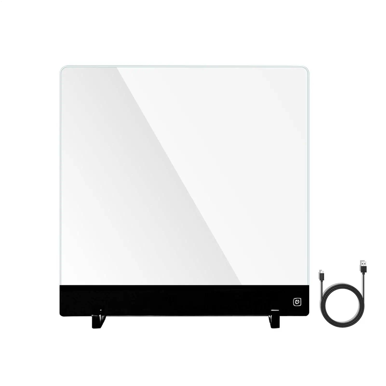 LED-tekentafel voor kinderen Oplaadbare 4-modi Berichtmat Uitwisbaar LED-prikbord met 7 markeringen voor jongens Meisjes School