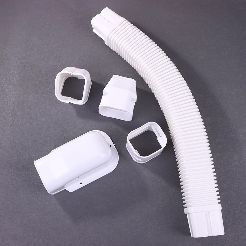 Air-conditioning Protection Pipe Cover Split & Central A/C Decorative PVC Hose Cover Air-conditioning Decorative Pipe Cover
