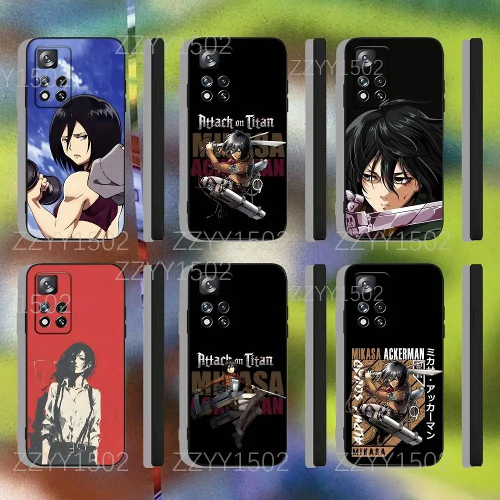 

Anime M-Mikasa Ackerman Phone Case for Samsung S25,S24,Ultra,S20,S30,Plus,S22,S23,Ultra,Plus,5G Design TPU Shell