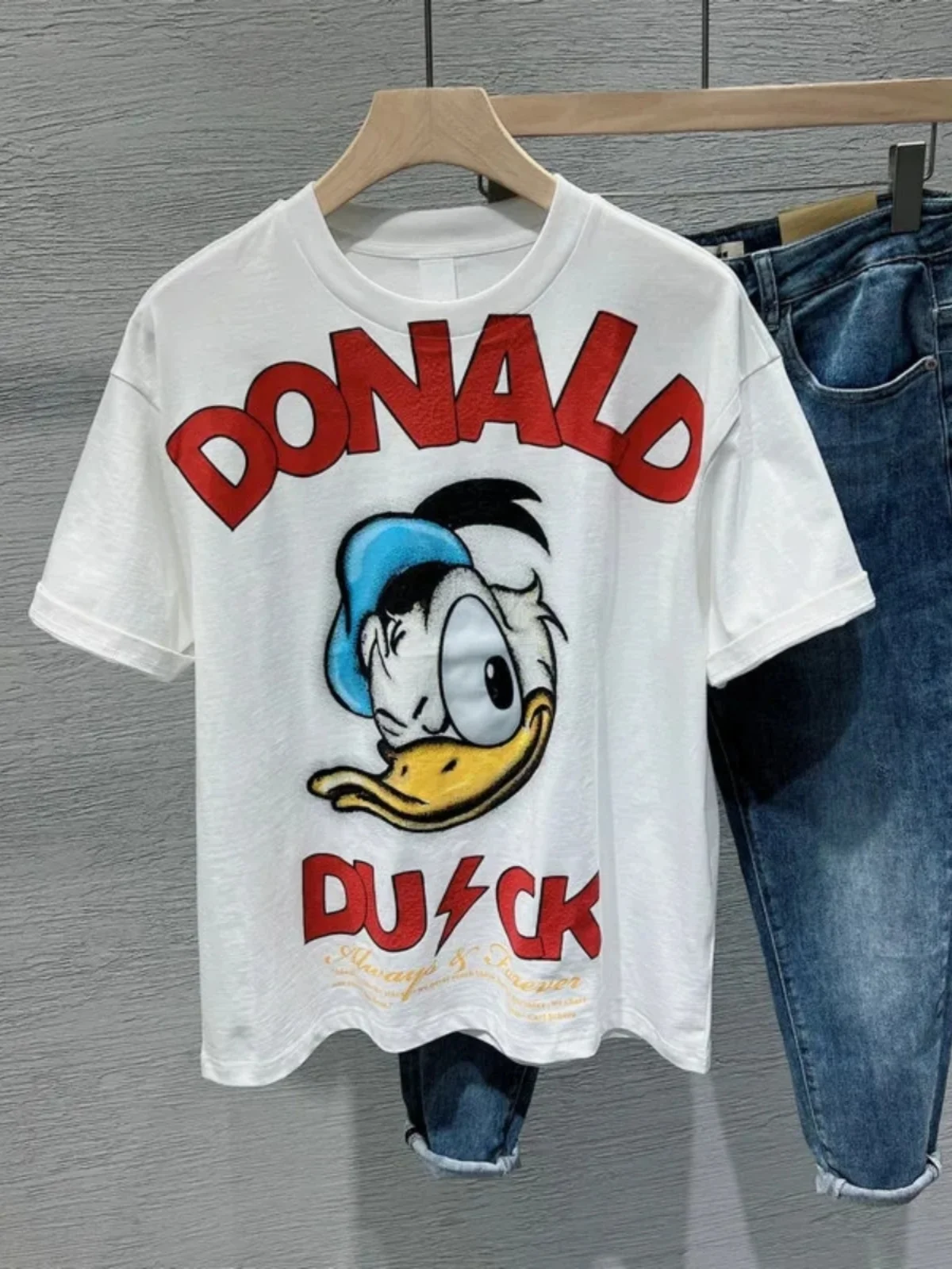 

Мужская футболка с круглым вырезом и коротким рукавом, летняя, модная, брендовая, высокого качества, с принтом, без бирки