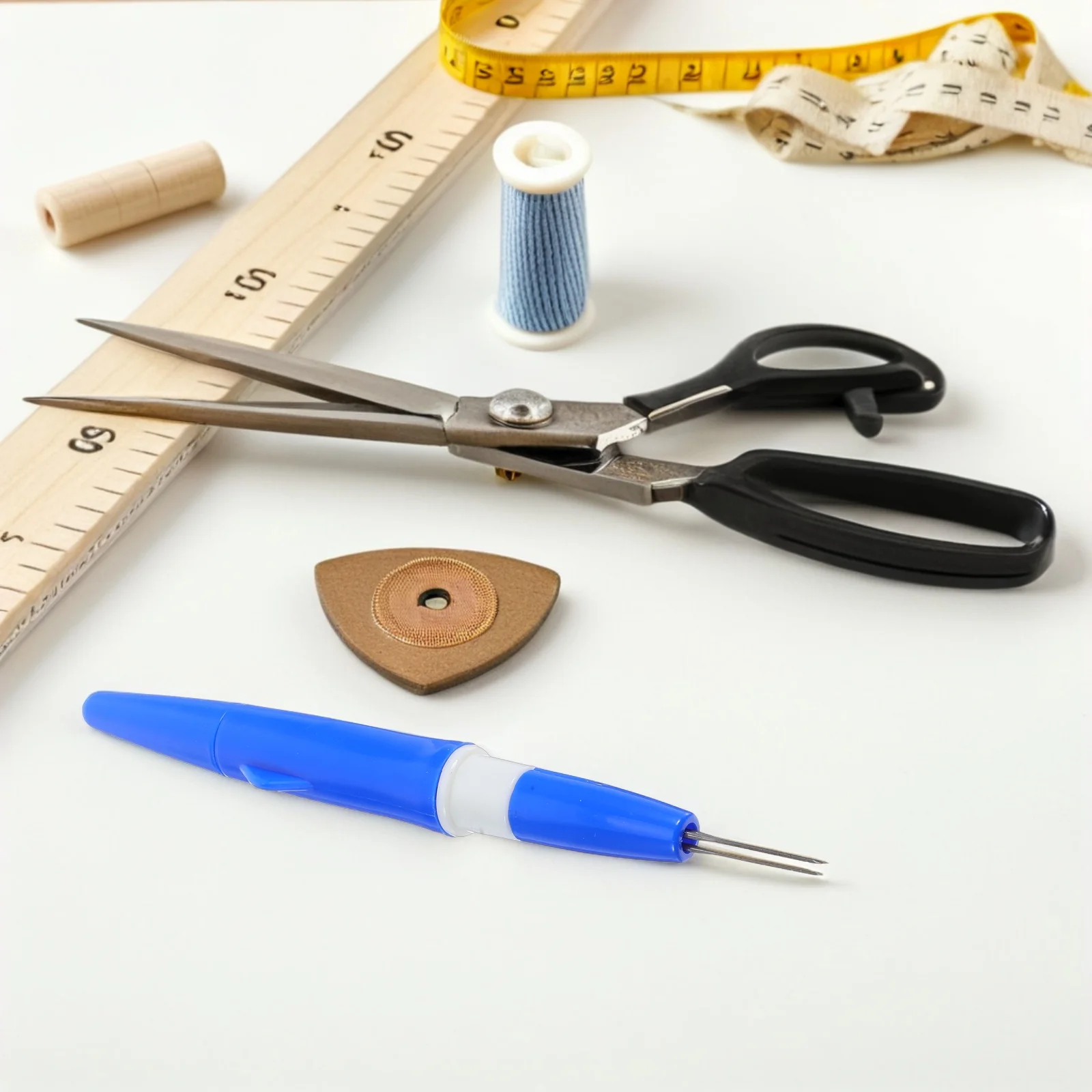 

1Set Three Needle Felting Pen Durable Plastic Metal Handle Needle Punch Tool for DIY Wool Felt Embroidery Craft Projects