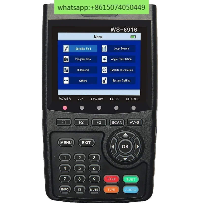 Satlink WS-6916 dvb-S2 مكتشف الأقمار الصناعية 6933 عالي الوضوح