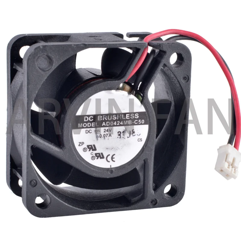 Brand New Original COOLING REVOLUTION AD0424MB-C50 4cm 4020 40mm Fan 24V 0.07A Double Ball Bearing Inverter Cooling Fan