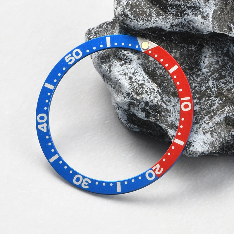 

skx007 009 tuna Bezel Insert 31.5-38mm for NH35A/36A movement watch parts dive watch