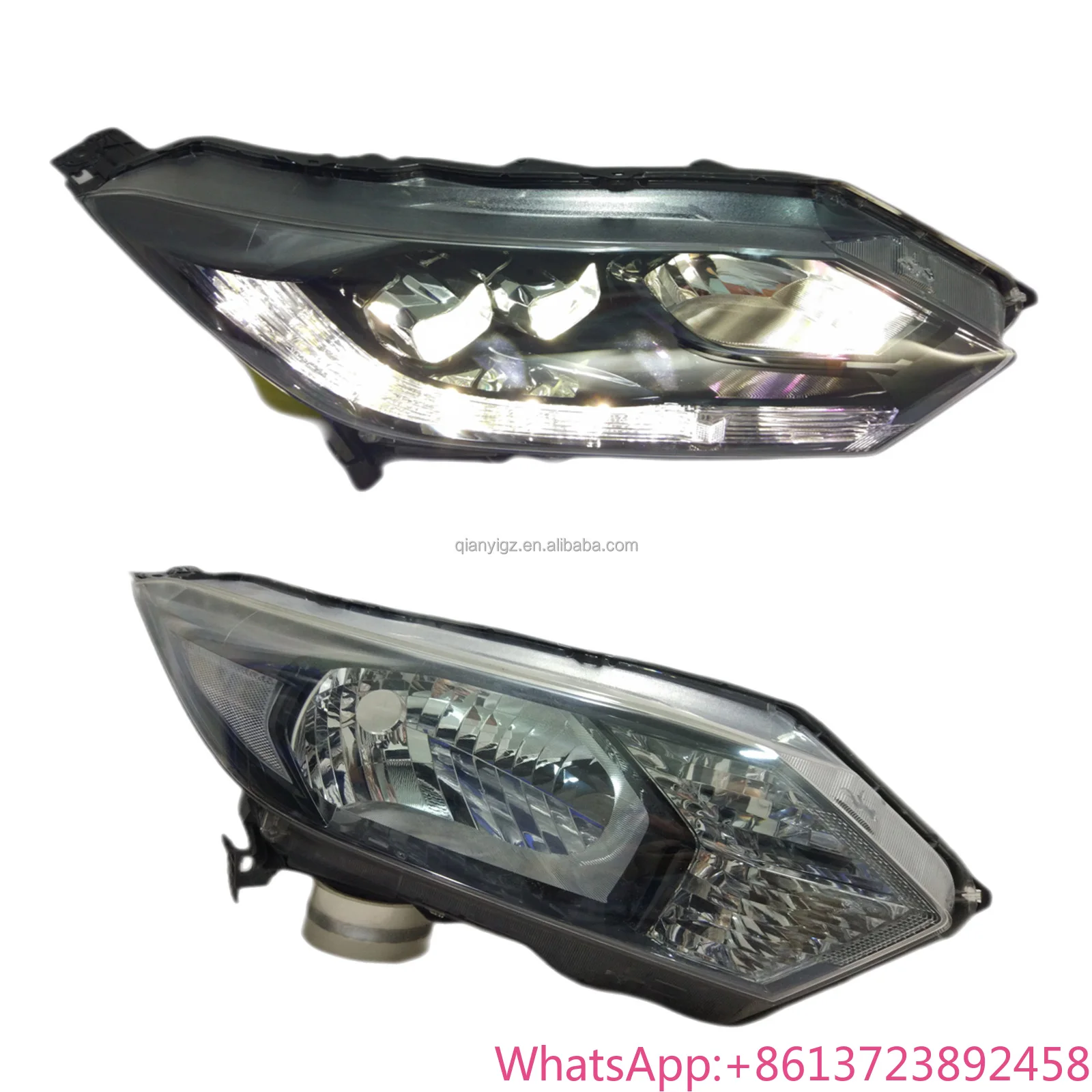 For Stock Hot Selling 12V Car LED Headlights for Honda Binzhi Projector HRV Lighthouse for Original Front Combination Light Plug