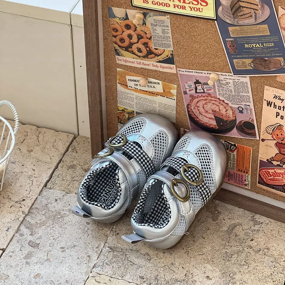 Kleinkind Mädchen Flache Schuhe Koreanischer Stil Vielseitige Kinder Prinzessinnen Freizeitschuhe Weiche Sohle 2026 Brandneue Baby Laufschuhe Rutschfest – Detail 5