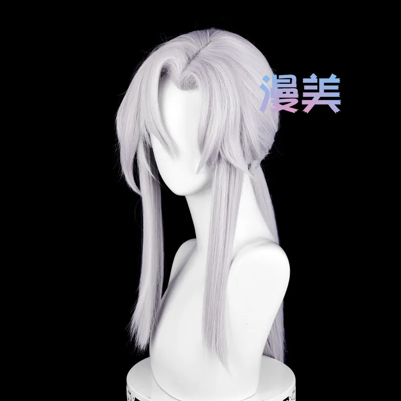 Peruka do cosplayu Ferid Bathory, długa biała peruka do cosplayu Ferid Bathory na Comicon, imprezę, dla dorosłych kobiet i mężczyzn.