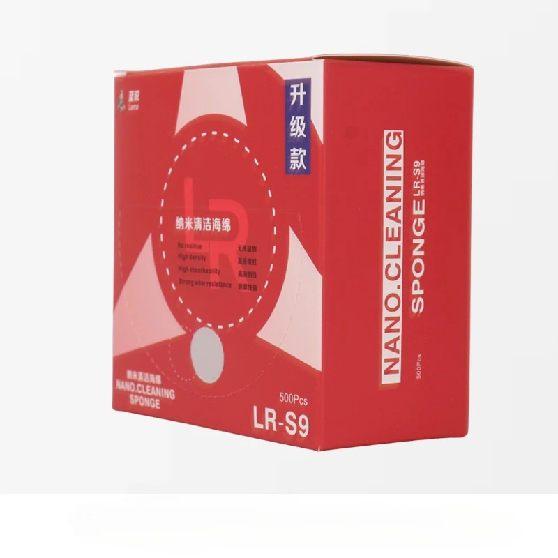 Lanrui LR-S9 500PCS Nano Cleaning Sponge For Mobile Phone Screen / Camera / PCB Soldering Welding Flux Oil Cleaning