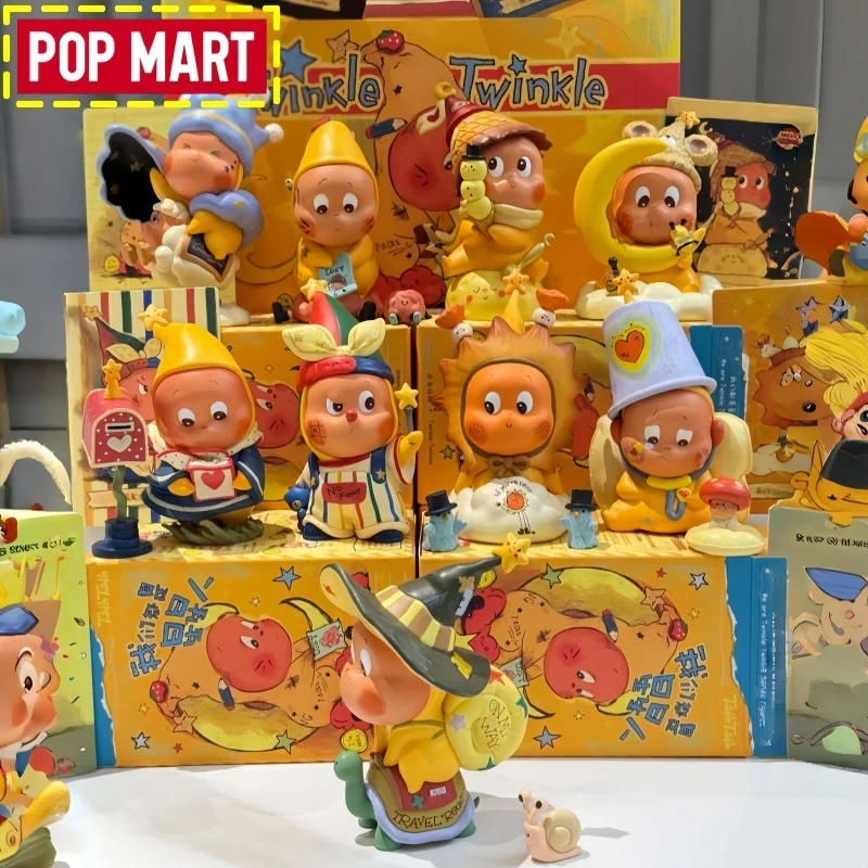 

Подлинная серия Pop Mart We Are Twinkle Twinkle, слепая коробка 7-9 см, ПВХ/Абс, аниме-фигурка, милый декор для рабочего стола, модные коллекционные подарки