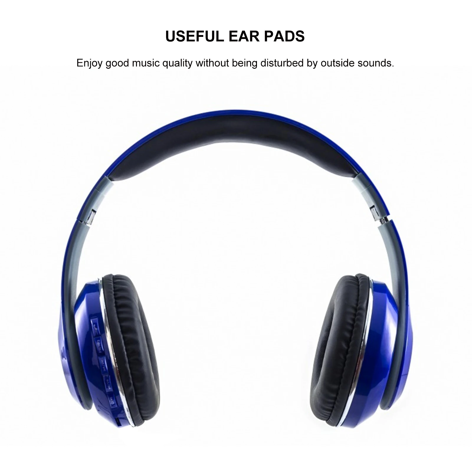 

2Pcs Headphone Sponge Covers Soft Comfortable Ear Pads Replace Old Covers Protect Ears Ergonomic Design Long Time Use