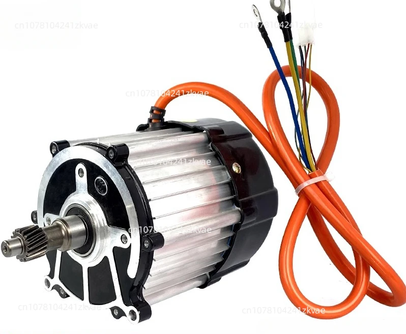 48V 60V 72V 3200RPM 3900RPM High Speed Brushless DC Differential Motor 1500W 1800W Electric Tricycle